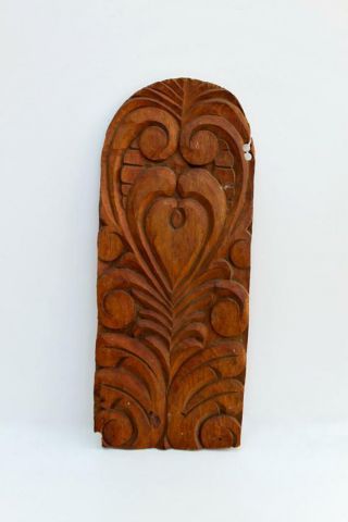 Wooden Architectural Piece With Heart Design
