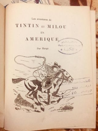 Tintin en Amérique (French) rare 11