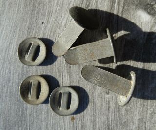 1944 dated steel helmets rivets,  washers material made for Wehrmacht 2