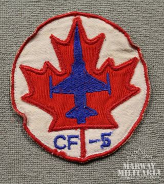 Caf Rcaf Airforce Cf 5 Jacket Crest / Patch (17801)