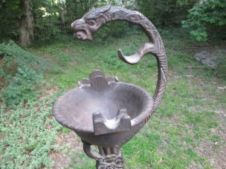 Antique Art Deco DeLite Smoker Dragon Cigar Stand Cigarette Ashtray 24 