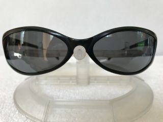 Vintage Arnette Swinger Matte Black With Green Gray Lenses Near