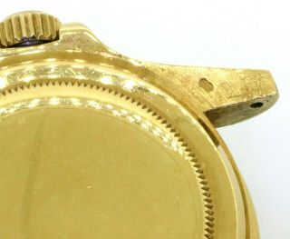 Rolex Submariner 1680 18K YG Rare Gilt nipple dial 5.  27mil serial watch head 5