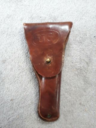 Vintage Ww Ii M1916 Boyt - 44 - Brown Leather Holster For A M1911a1.  45 Acp Pistol