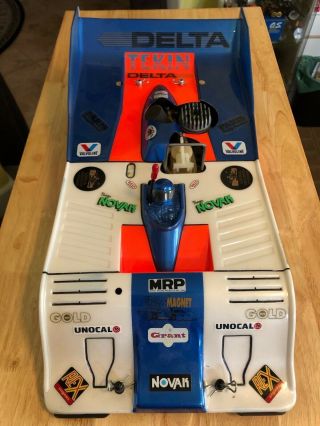 VINTAGE DELTA P4 (4WD) 1/8 SCALE NITRO RC CAR FROM THE MID 1980 ' S CLASSIC BEAUTY 2