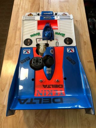 VINTAGE DELTA P4 (4WD) 1/8 SCALE NITRO RC CAR FROM THE MID 1980 ' S CLASSIC BEAUTY 3