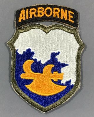 Wwii Us Army 6th Airborne “ghost” Division Patch Cut Edges No Glow