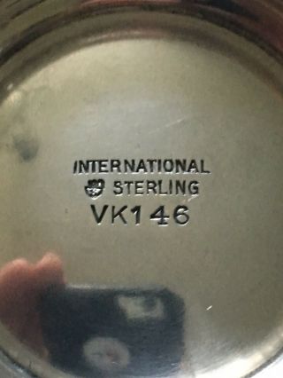 Vintage International Sterling Silver Brandy Cup? Julep ? 4.  75 Oz Solid