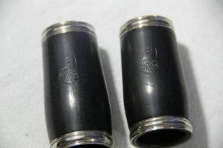 Vintage Wood Boosey&hawkes Clarinet Barrels 62mm And 67mm
