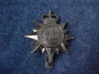 Orig Post Ww2 Cap Badge " Vrc " Victoria Rifles Of Canada