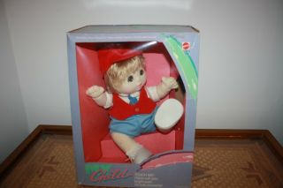 Vintage Mattel My Child Doll Boy Blonde Hair Brown Eyes 2175 Nib