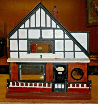 Antique Or Old Wood Dollhouse Doll House - 23 3/4 " Tall