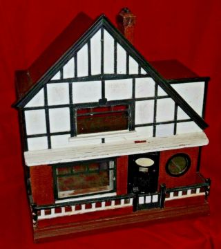 Antique Or Old Wood Dollhouse Doll House - 23 3/4 