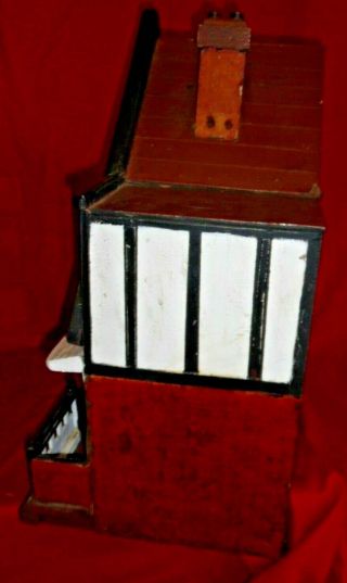 Antique Or Old Wood Dollhouse Doll House - 23 3/4 