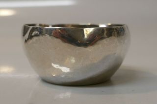 Antique Arts & Crafts Kalo Sterling Silver Hand Hammered Salt/Nut Bowl 2