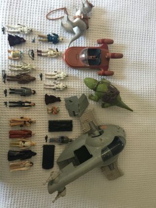 Vintage Star Wars Figures - First 12 With Weapons Taiwan Fett,  Complete X - Tras.