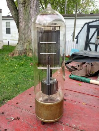 Vintage Western Electric 212 - D Vacuum Tube I Filiment Is In Good