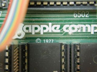Apple II Vintage Computer Ventless Early Rev 0 Motherboard Case SN A2S1 - 0203 8
