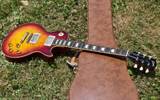 2018 Gibson Les Paul 1959 Reissue Brazilian Rosewood Board Vintage Cherry Burst 8