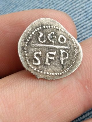 Medieval Silver Coin Carolingienne