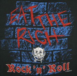 Motorhead Shirt Vintage tshirt 1987 Eat the Rich Tour Lemmy Rock N Roll Metal 5