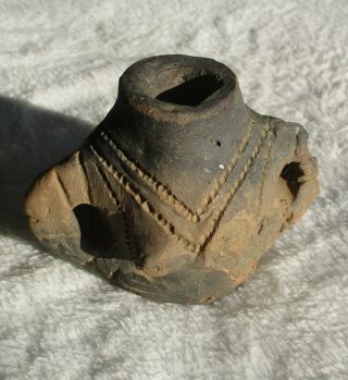 Vinca Culture Ceramic With A Face Extremely Rare