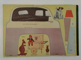 Vintage 1937 Paper Doll Family Queen Holden Uncut Paper Doll Book 1930s 9