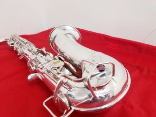 Conn 6m Naked Lady,  1950 Vintage,  Alto Saxophone,  Silver,  Fully Restored