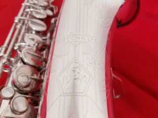 Conn 6M Naked Lady,  1950 Vintage,  Alto Saxophone,  Silver,  Fully Restored 5