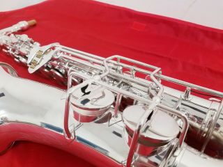 Conn 6M Naked Lady,  1950 Vintage,  Alto Saxophone,  Silver,  Fully Restored 7