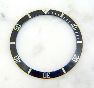 Rare Vintage Rolex Submariner Black Watch Bezel Insert 5512 5513 1680