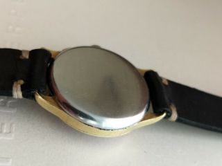 Vintage Cyma chronograph 36mm Valjoux 22 1940s Men ' s Watch 12