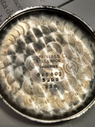 Vintage Cyma chronograph 36mm Valjoux 22 1940s Men ' s Watch 4