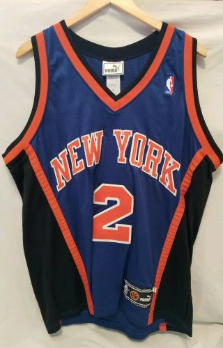 Vintage Larry Johnson York Knicks Authentic Jersey,  Puma,  Size 44,