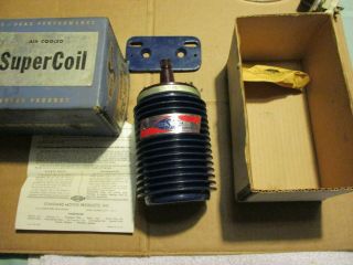 Nos 12 Volt Vintage Standard Blue Streak Air Finned Ignition Coil