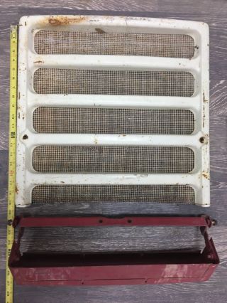 NOS International 240 Antique Tractor Grill & Lower Panel 2