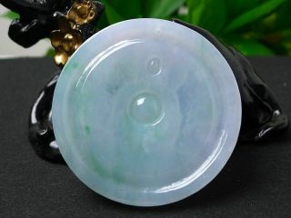 100 natural jade A goods hand - carved Guanyin Pendant 801 2