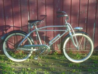 Vintage 1930s Silver King Aluminum Bicycle Deluxe Streamline Prewar Monark Bike