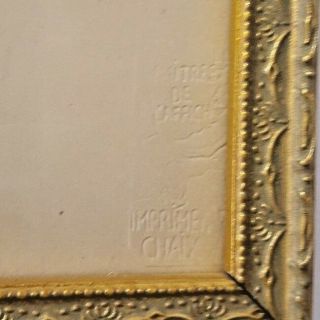 Litho Plate 141 Maitres de L ' Affiche CHERET JOUETS Aux Buttes Chaumont 15.  5 x 11 6
