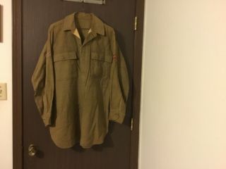 Rare.  U.  S.  Army: Wwii 1943 Shirts,  Wool Flannel O.  D.  Coat Style