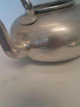 Vintage Viking Aluminum Tea Kettle Hong Kong British Colony with Lid 9