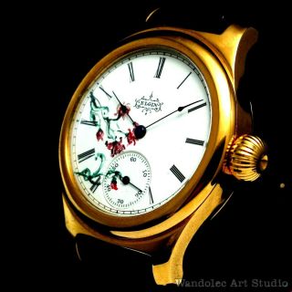 Elgin Vintage Mens Wristwatch American Men Gold Mechanical Wrist Women 
