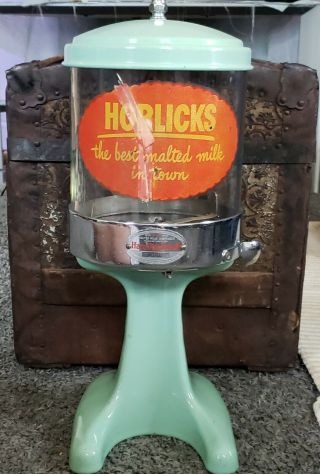 Vintage Hamilton Beach Malted Milk Dispenser No.  20 Arnold Model Horlicks Glass