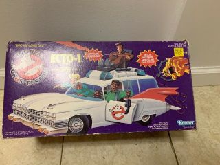 Vintage 1986 Kenner The Real Ghostbusters Ecto - 1 100 Complete With Inserts