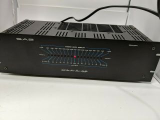 Vintage 1980 Sae 3100 Stereo Power Amplifier - Amp -