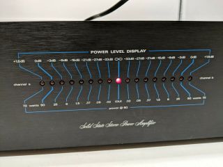 Vintage 1980 SAE 3100 STEREO POWER AMPLIFIER - AMP - 2