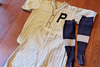 Antique 1920s Pennsylvania Penn Quakers Game Baseball Uniform Jersey Pants