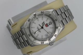 Tag Heuer 2000 WK1111.  BA0317 SS PROFESSIONAL Watch Mens White Crystal 200M 3
