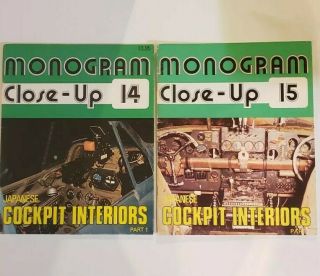 Ww2 Monogram Close Up 14 &15 Japanese Cockpit Interiors Pt.  1&2 Mikesh,  English