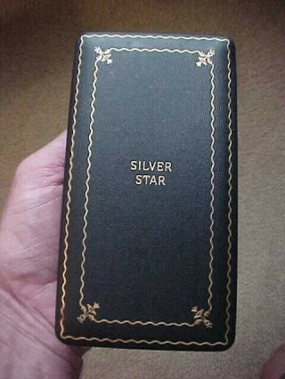 Wwii Silver Star Medal Presentation Box